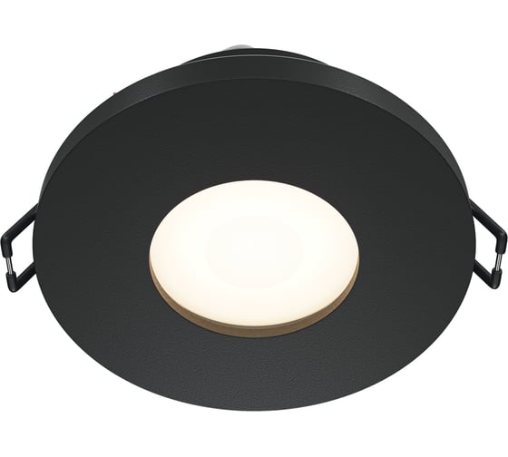 Изображение товара Встраиваемый светильник MAYTONI stark 1хgu10x50w алюминий черный DL083-01-GU10-RD-B