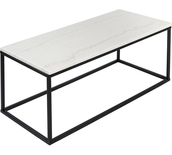 Изображение товара Журнальный столик Bergenson Bjorn Mayen 90x40x35 см, белый/черный BB0000242