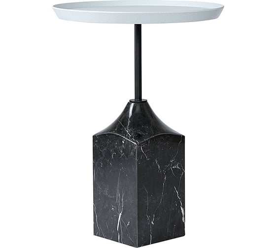 Изображение товара Кофейный столик Bergenson Bjorn Sustainable collection диаметр 37.7 см, серый/черно-белый BB0000147