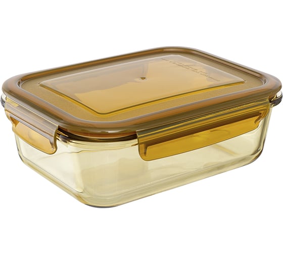 Изображение товара Контейнер для хранения и переноски продуктов Smart Solutions 1040 мл, янтарного цвета SS000042