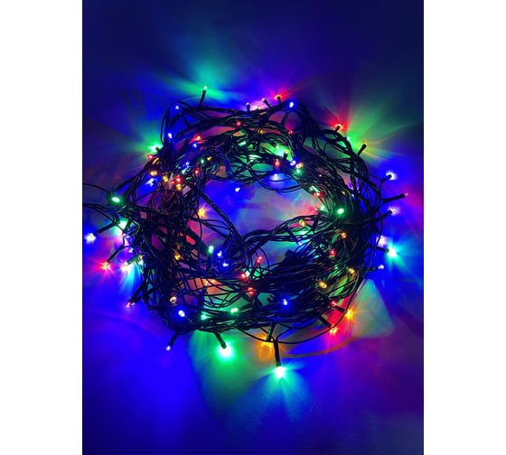 Изображение товара Гирлянда ЭРА ENIN10M LED, Нить, 10 м, мультиколор 8 режимов, 220V, IP20 Б0041893