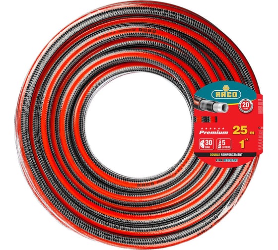 Изображение товара Поливочный пятислойный армированный шланг Raco PREMIUM 30атм, 1х25 м 40300-1-25_z01