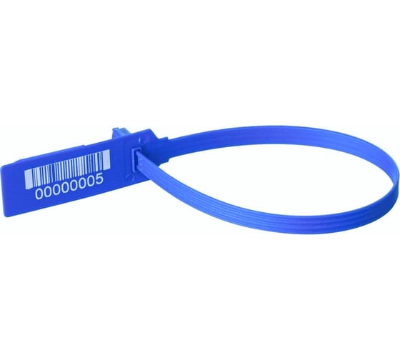 Изображение товара Номерная пластиковая пломба ТПК Технологии Контроля экофикс 220 мм (цвет: синий) 1000 шт 24191