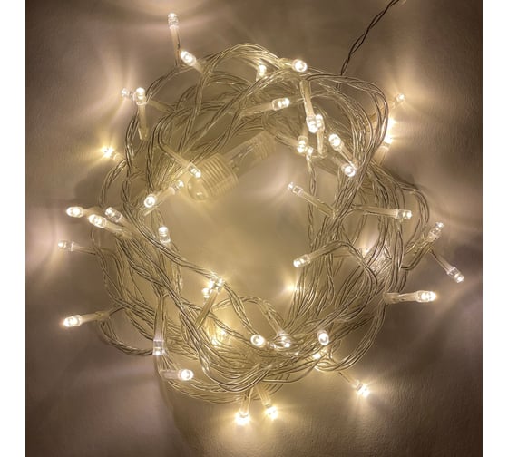 Изображение товара Гирлянда ЭРА ENON5B LED, Нить, 5 м, теплый свет, 24V, IP44 Б0041904
