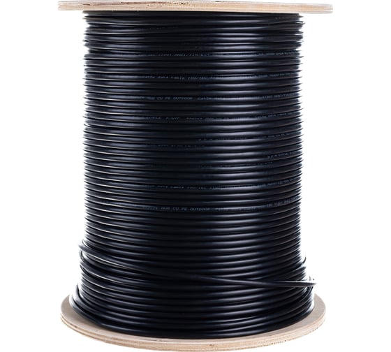 Изображение товара Кабель ЭРА витая пара F/UTP 4x2x24AWG Cat5e CU PE OUTDOOR 305м SIMPLE Б0044686