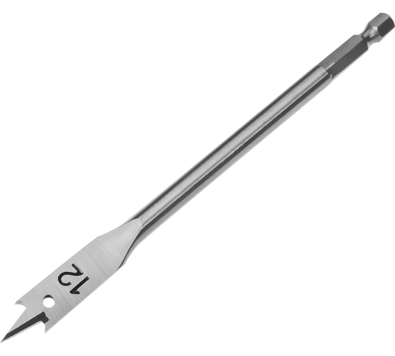 Изображение товара Сверло по дереву перовое (12 мм; 6-гранный хвостовик) MATRIX 70407