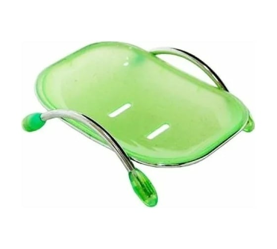 Изображение товара Мыльница Potato пластик, цветная, на металлической подставке P208-3