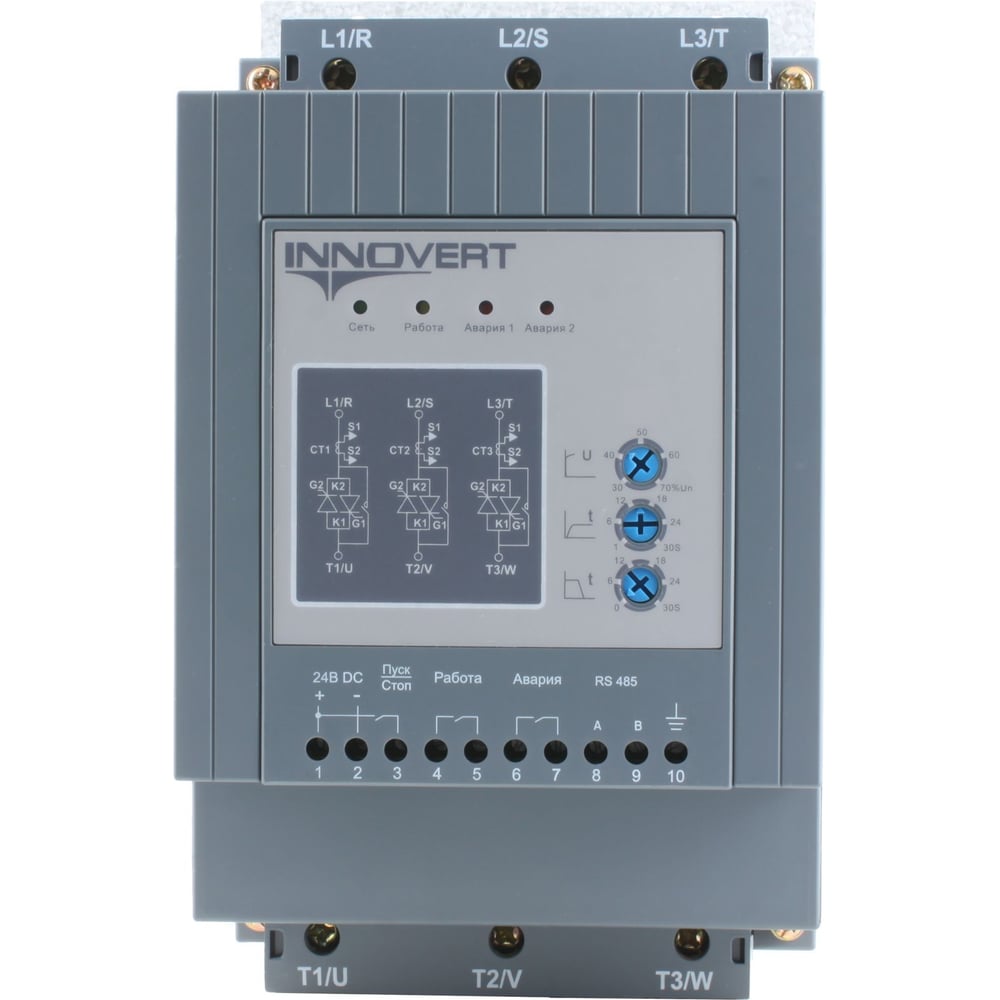 Изображение товара Устройство плавного пуска INNOVERT SSD153A43E на 30 А