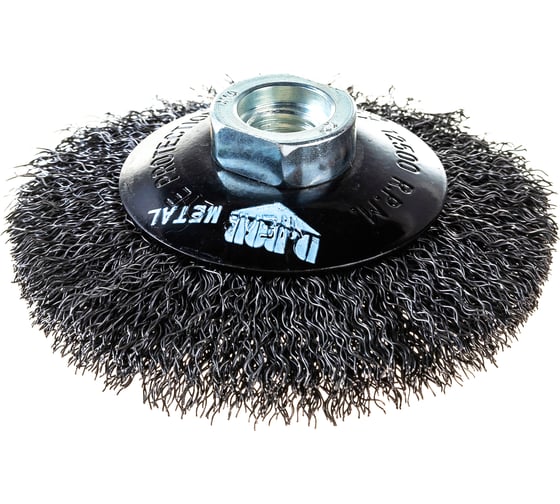 Изображение товара Щётка коническая гофрированная METAL Standard (100 мм; М14) для УШМ D.BOR D10-MS-100-M14-030