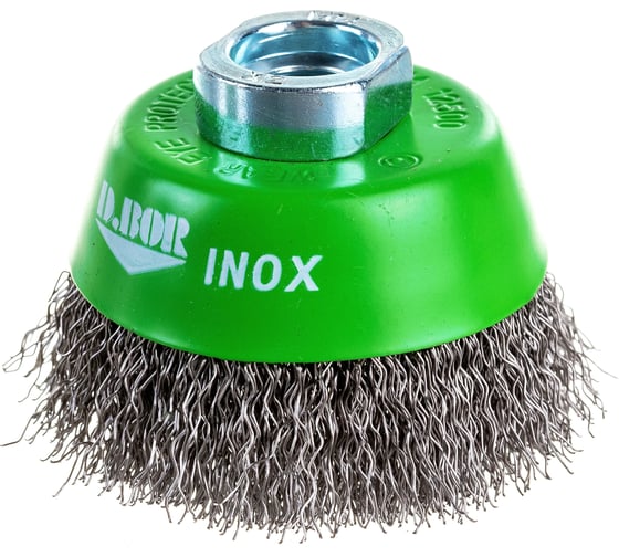 Изображение товара Щётка чашечная гофрированная INOX Standard (60 мм; М14) для УШМ D.BOR D01-IS-060-M14-030