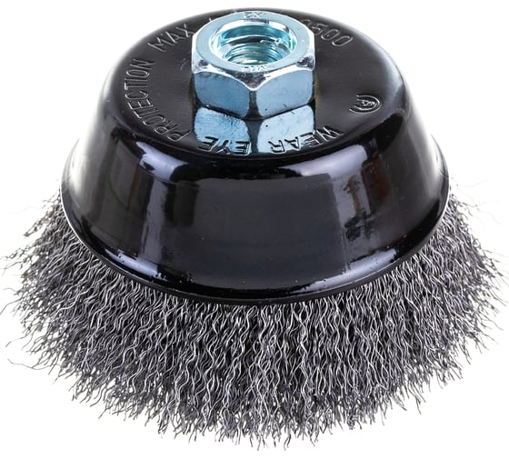 Изображение товара Щётка чашечная гофрированная METAL Standard (100 мм; М14) для УШМ D.BOR - S0.30 - RPM 8500 D01-MS-100-M14-030