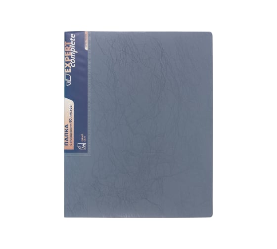 Изображение товара Папка с файлами-вкладышами Expert Complete Premier 4 шт., 80 л, A4, 40 мкм, 700 мкм, 25 мм, волокно, серый new 722209