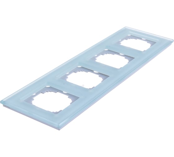 Изображение товара Рамка Nilson Selene 4-ая стекло белый 23WH0094