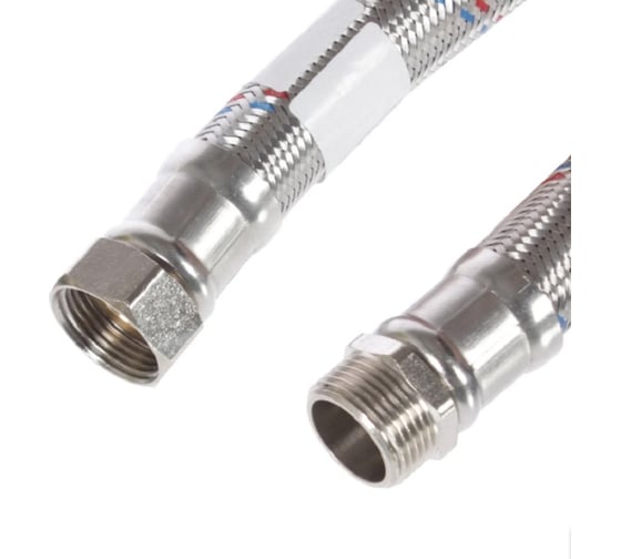 Изображение товара Гибкая подводка PROFLINE "Гигант" 120 см, нержавеющая сталь, 1" вн УТ-00044821