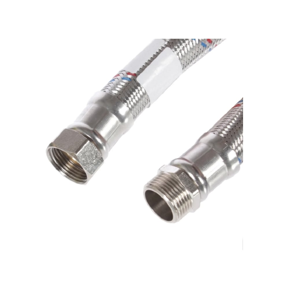 Изображение товара Гибкая водопроводная подводка PROFLINE Гигант 1 дюйм нержавеющая сталь 100 см