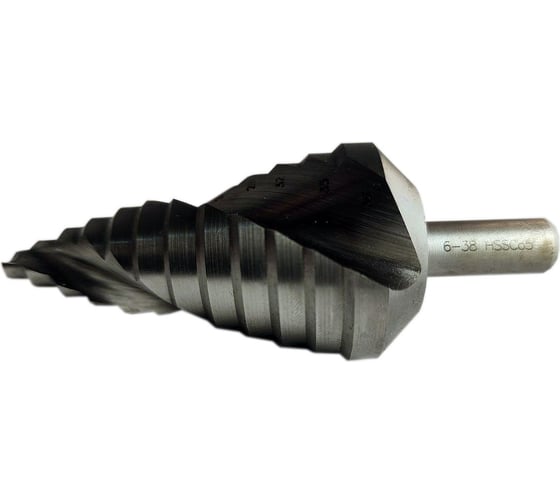 Изображение товара Сверло ступенчатое по металлу кобальтовое 6-38 мм, хв-к 10 мм CUT2 VSHSSCO.380