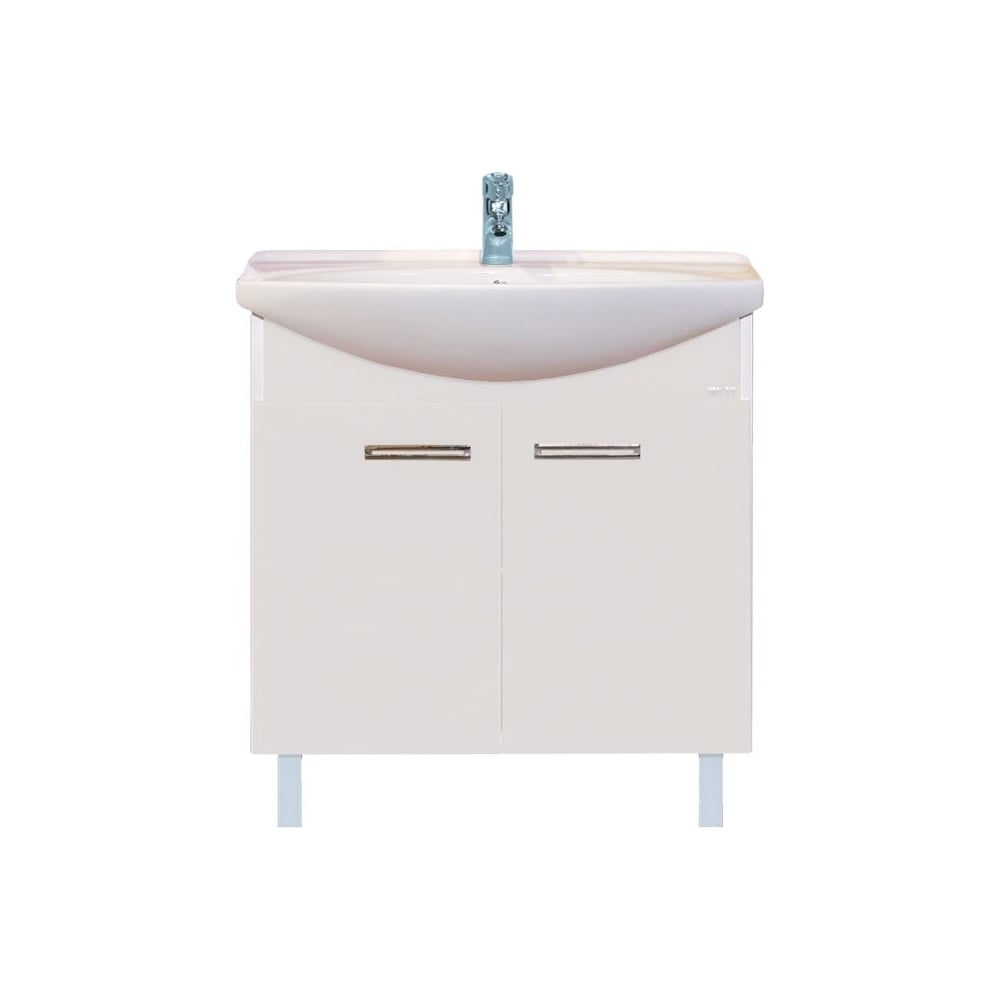 Изображение товара Тумба с раковиной Misty Джулия 85, белый, напольная