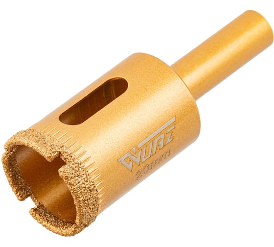 Изображение товара Коронка алмазна по керамике и стеклу 20 мм WURZ 91020