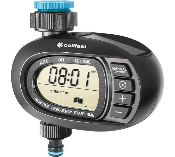 Изображение товара Таймер подачи воды Cellfast ERGO на солнечной батарее 52-590