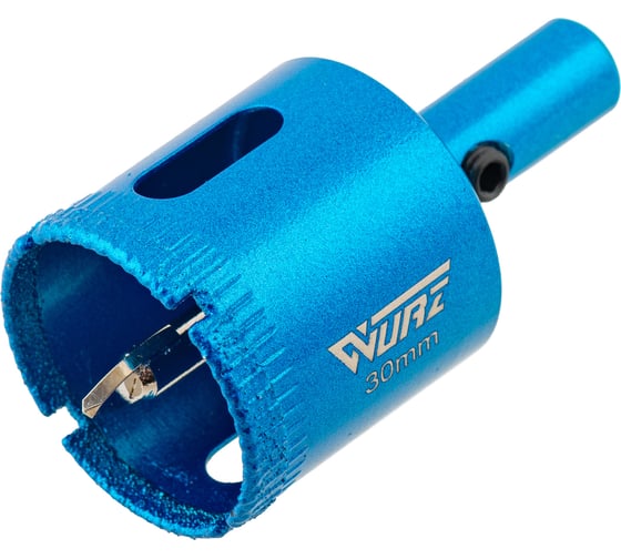 Изображение товара Коронка алмазная с центрирующим сверлом по керамике и стеклу 30 мм WURZ 92030