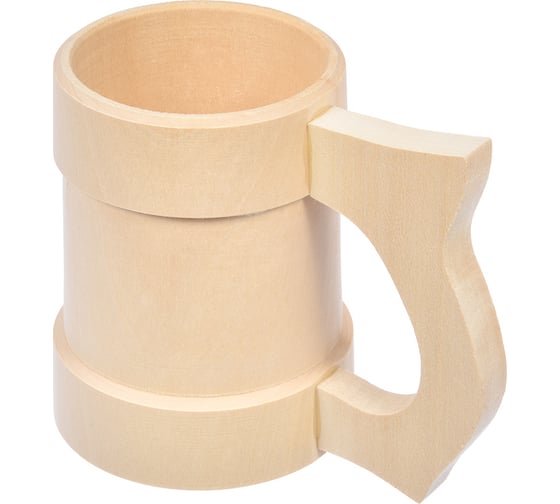 Изображение товара Кружка точёная Банные Штучки 0,5 л, липа 10 30039