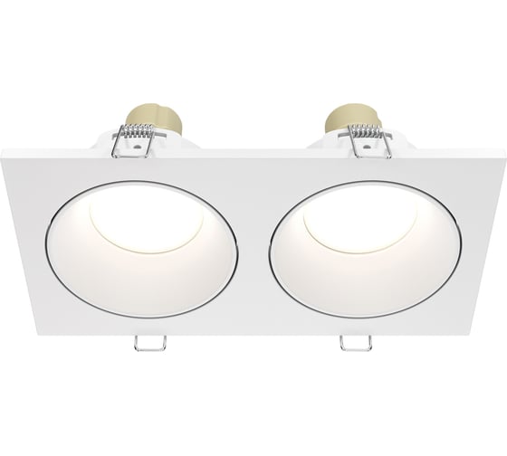 Изображение товара Встраиваемый светильник MAYTONI zoom 2хgu10x50w алюминий белый DL033-2-02W