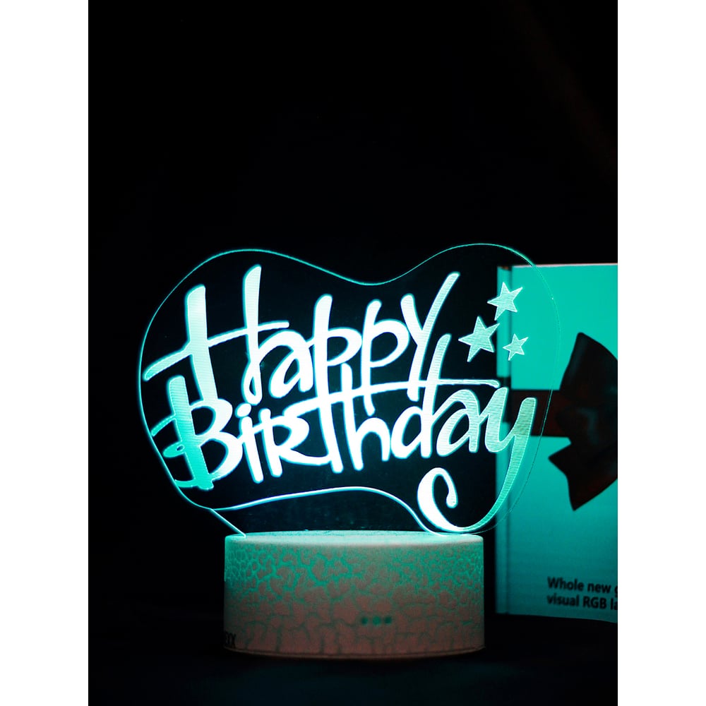 Изображение товара Светодиодный ночник 3d светильник RGB для дня рождения PALMEXX PX/LAMP-022