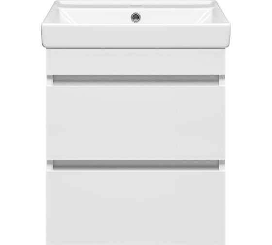 Изображение товара Тумба с раковиной Misty енисей 50, подвесная, 2 ящика УТ000011304