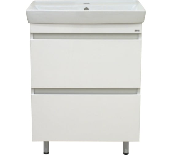 Изображение товара Тумба с раковиной Misty енисей 60 с 2 ящиками УТ000009447