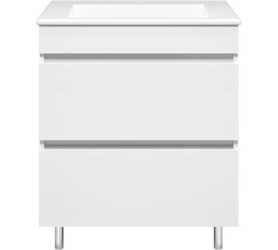 Изображение товара Тумба с раковиной Misty енисей 70, напольная, с 2 ящиками УТ000015502