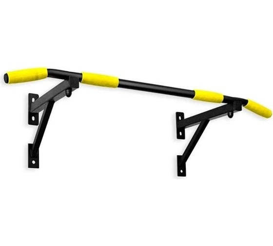 Изображение товара Настенный разборный турник Absolute Champion Aktiv черный с желт. ручк АЧ 9953