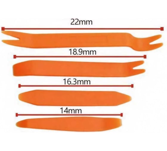 Изображение товара Набор съемников для демонтажа пластиковых элементов салона Nord-Yada тм nord yada 909207