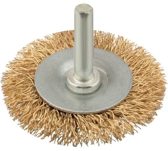 Изображение товара Дисковая прямая корщетка Курс для дрели со шпилькой 100 мм 38465