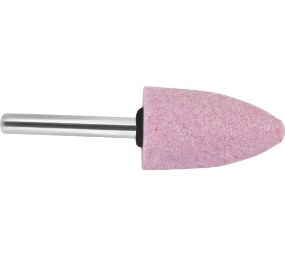 Изображение товара Головка шлифовальная с оправкой F-1W SP 10x20x6 мм, F60, розовая Abraforce АМ158881