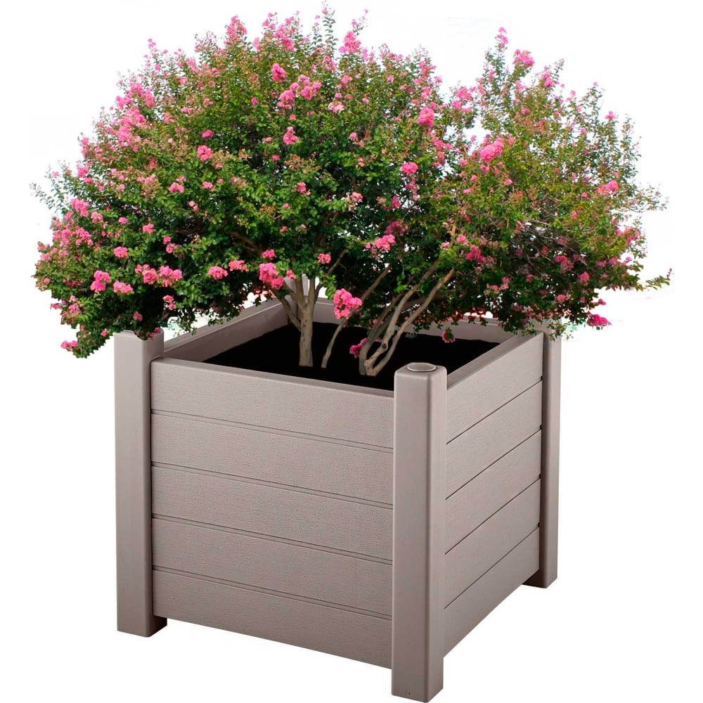 Изображение товара Кашпо для растений Еврогрядка монро мокко EG-M-MOKKO напольное пластик