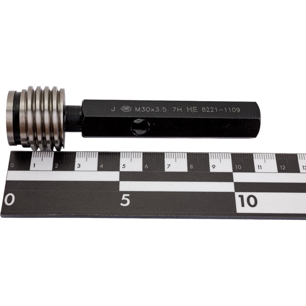 Изображение товара Калибр-пробка Туламаш М 30x3.5 7Н легированная сталь Изображение товара Калибр-пробка Туламаш М 30x3.5 7Н легированная сталь