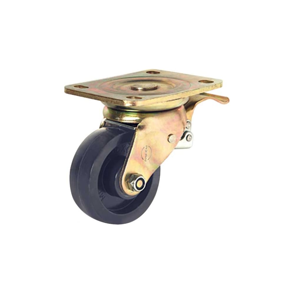 Изображение товара Колесо с поворотной платформой и тормозом EMES ED01BKB80X30F для промышленного применения