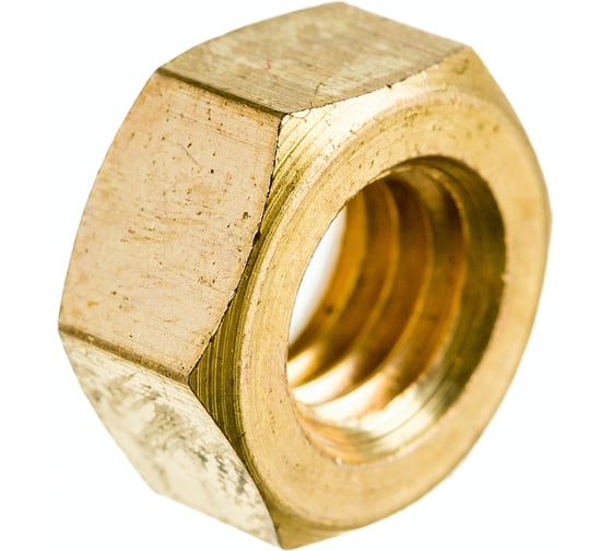 Изображение товара Шестигранная гайка DINFIX DIN 934, латунь, М3 (10 шт) 00-0004267