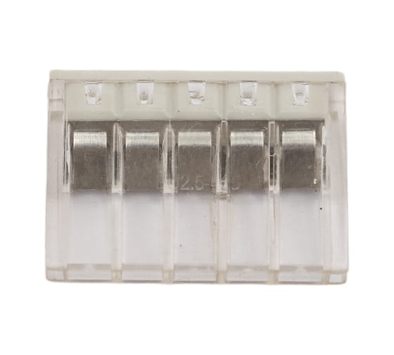 Изображение товара Компактная клемма ЭРА СМК NO-224-43 с пастой серии 245, 5 отверстий, 0,5-2,5 мм Б0043961