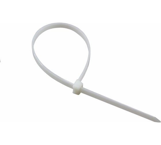 Изображение товара Нейлоновая кабельная стяжка REXANT 1020x9,0мм, белая 100 шт/уп 07-1020