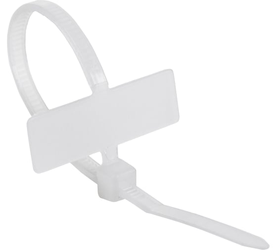 Изображение товара Хомут под маркер REXANT nylon 100 мм 100 шт белый 07-0106