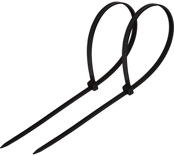 Изображение товара Нейлоновая кабельная стяжка REXANT 120x2,5мм, черная 100 шт/уп 07-0121