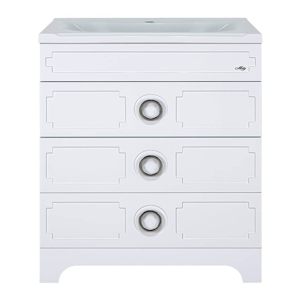 Изображение товара Тумба с раковиной Misty лейла 100 белая УТ000011636