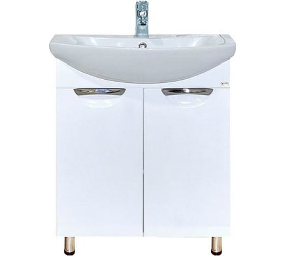 Изображение товара Тумба с раковиной Misty лаванда 70 СО000008174