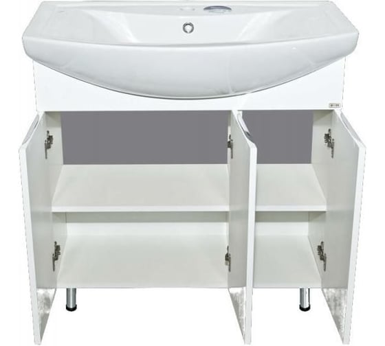 Изображение товара Тумба с раковиной Misty лаванда 105, белая УТ000000071