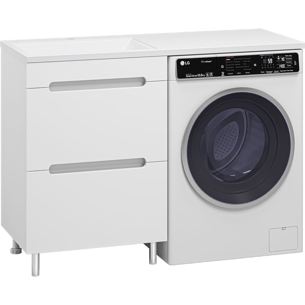 Изображение товара Тумба Misty Байкал 55 с раковиной левая