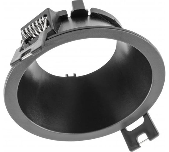Изображение товара Корпус для точечного светильника GTV kerla, ip20, круглый, ø85x36mm, черный (пластик) OP-KERLKW-00