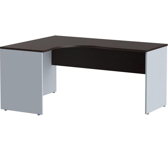 Изображение товара Криволинейный стол SKYLAND са-4л imago венге магия/металлик, 1600x1200(600)x755 мм 00-07010082