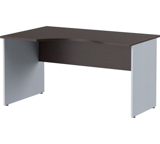 Изображение товара Криволинейный стол SKYLAND са-2л imago венге магия/металлик, 1400x900x755 мм 00-07010078