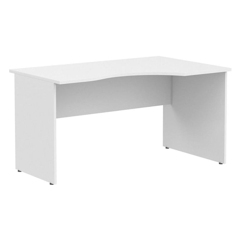 Изображение товара Криволинейный письменный стол SKYLAND са-2пр imago белый 1400x900 мм классика